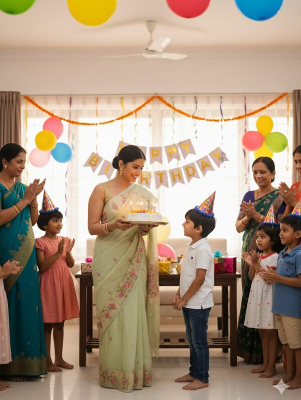 Designer Cotton Kota Doriya Saree in Pista Green, featuring a heavy Pink Machine-work border