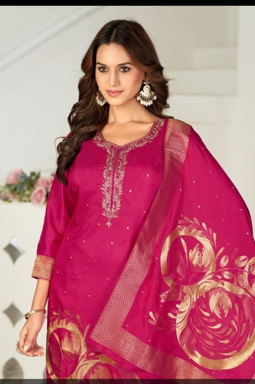 Timeless Grace in Silk - A Salwar Suit Set Made for Every Occasion !