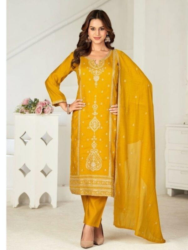 Beautiful Straight Kurta with Pant & Duppata
