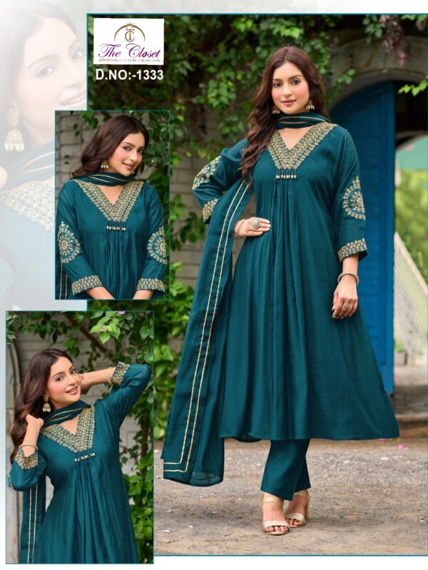 The Signature Suit with Premium Mal Chanderi Fabric