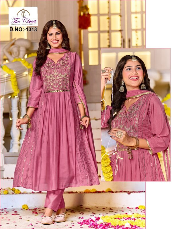 Elegant Baby Pink Salwar Suit with Dupatta