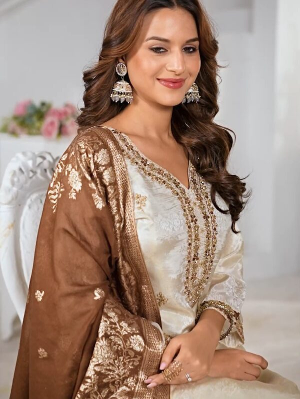 Most Beautiful Partywear Suit with Pant & Duppata