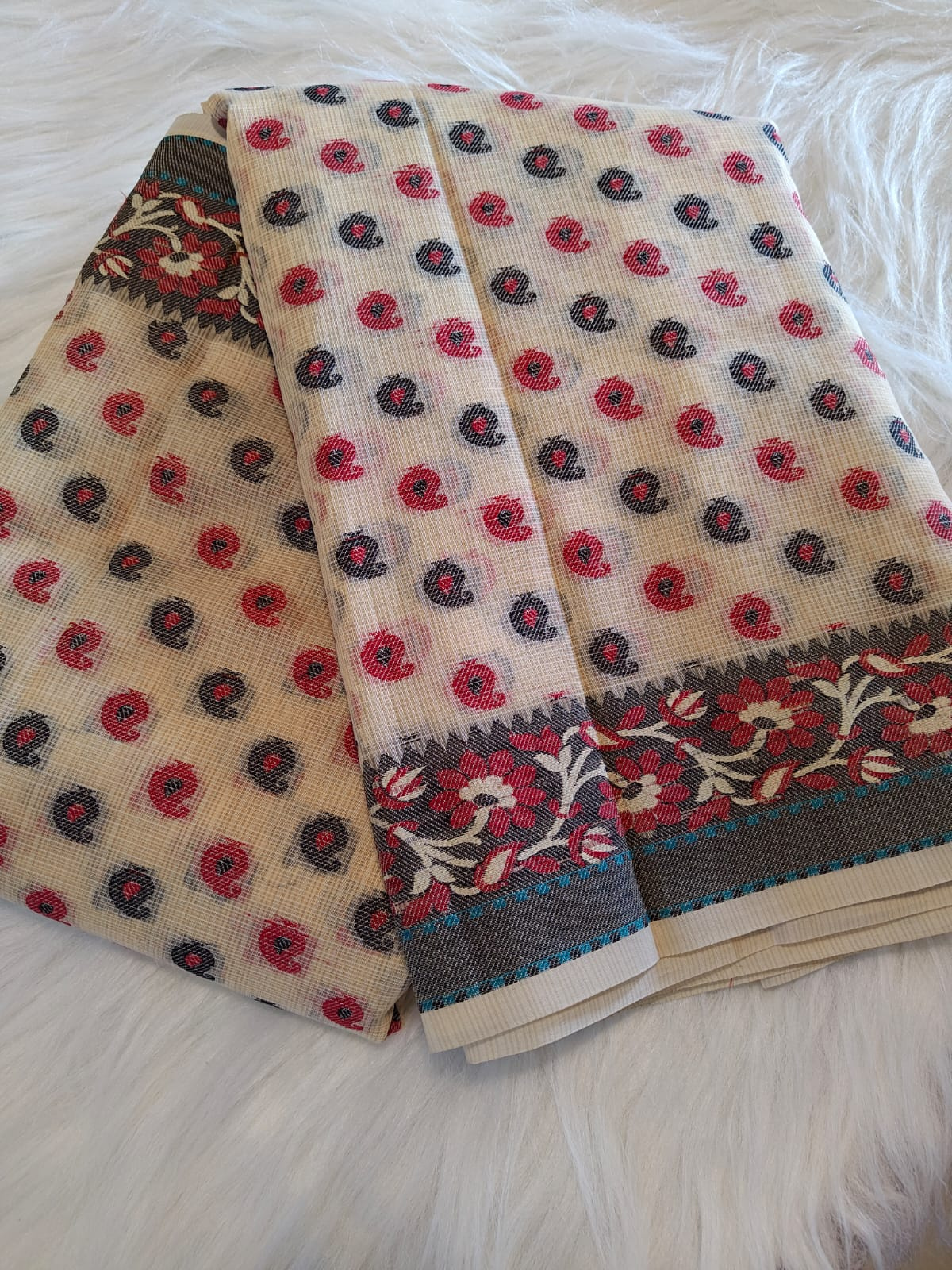 Aesthetic Kota Doriya Saree - Image 2