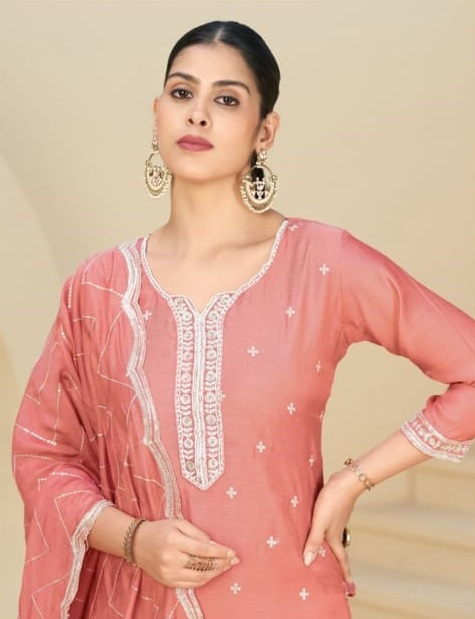 The Gorgeous Salmon Pink Suit