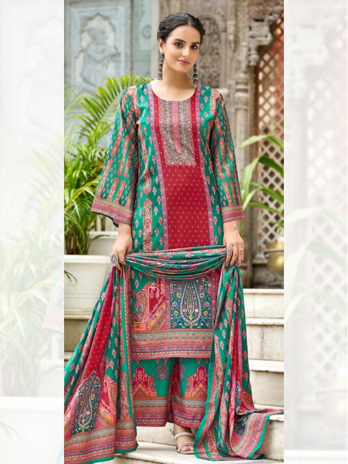 Pakistani Suits with Plazzo thecloset (3)a
