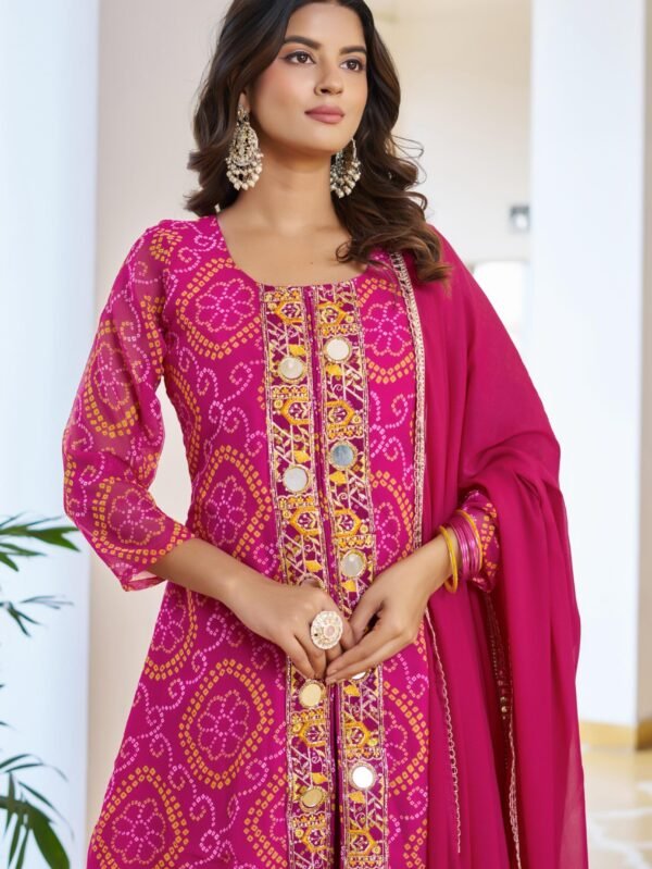 Beautiful Badhani Print Outfit 3